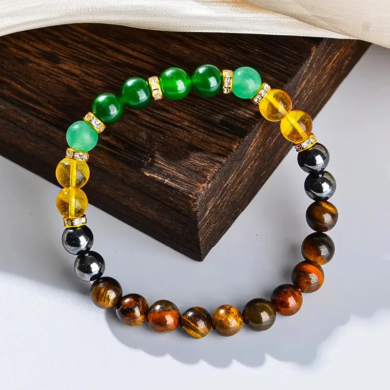 Handmade 8mm Multi-Color Beaded Bracelet - Perfect Gift for Festivals and Anniversaries