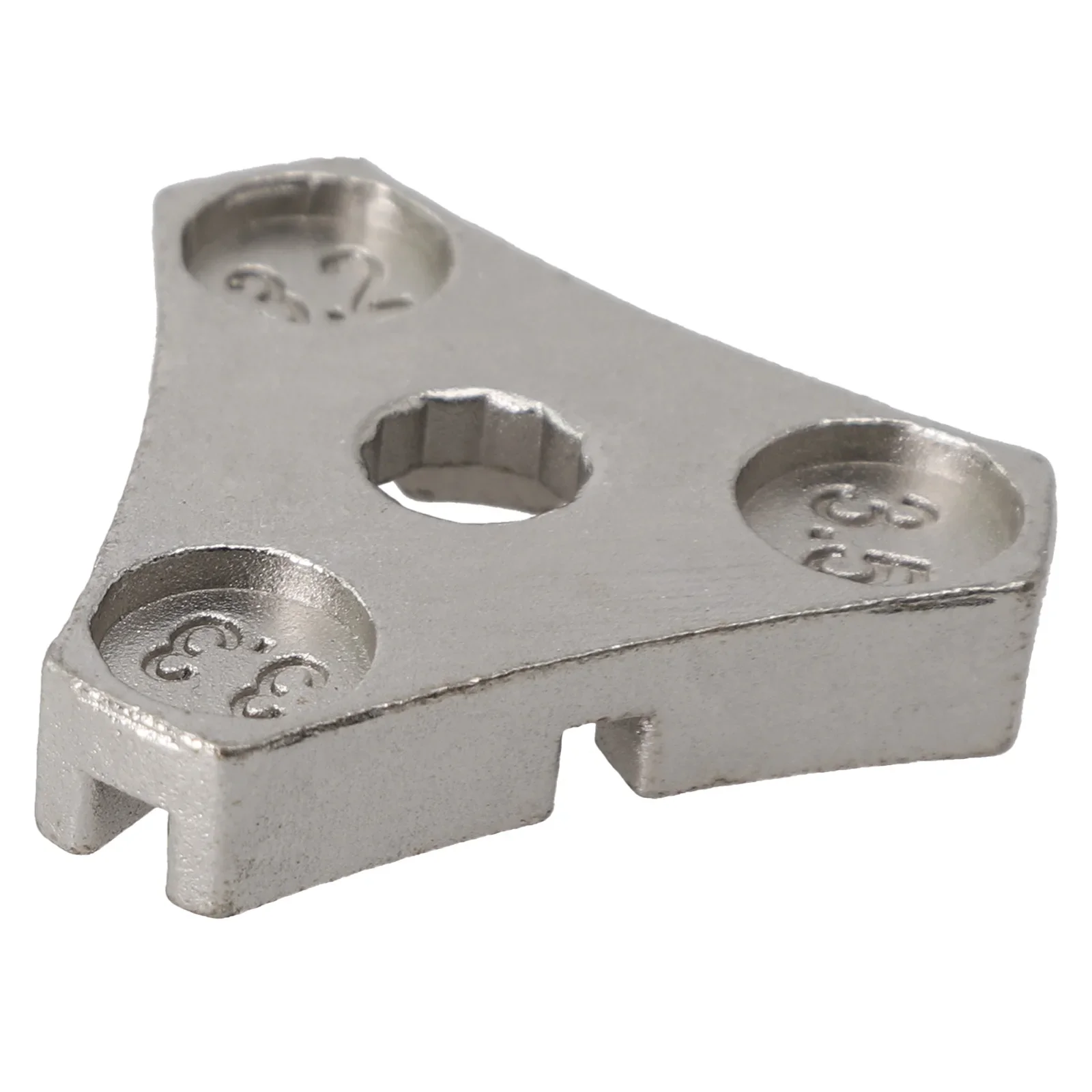 

Bicycle Spoke Wrench Outdoor 44.3x44.3x8.7mm Tightening Correction Tool #52 Carbon Steel 3.2/3.3/3.5mm High Quality