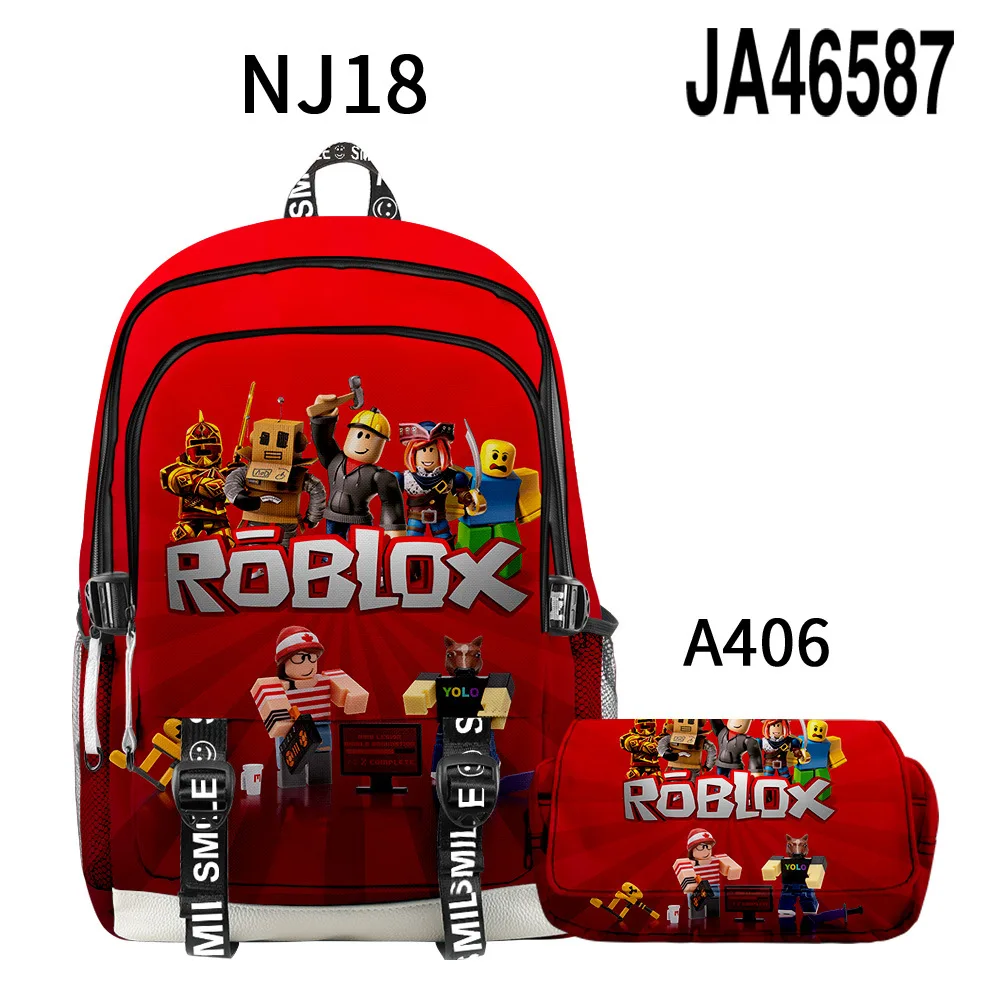 ROBLOX RED NOSE DAY Mochila Jogo Rede Social Periférica Mochila