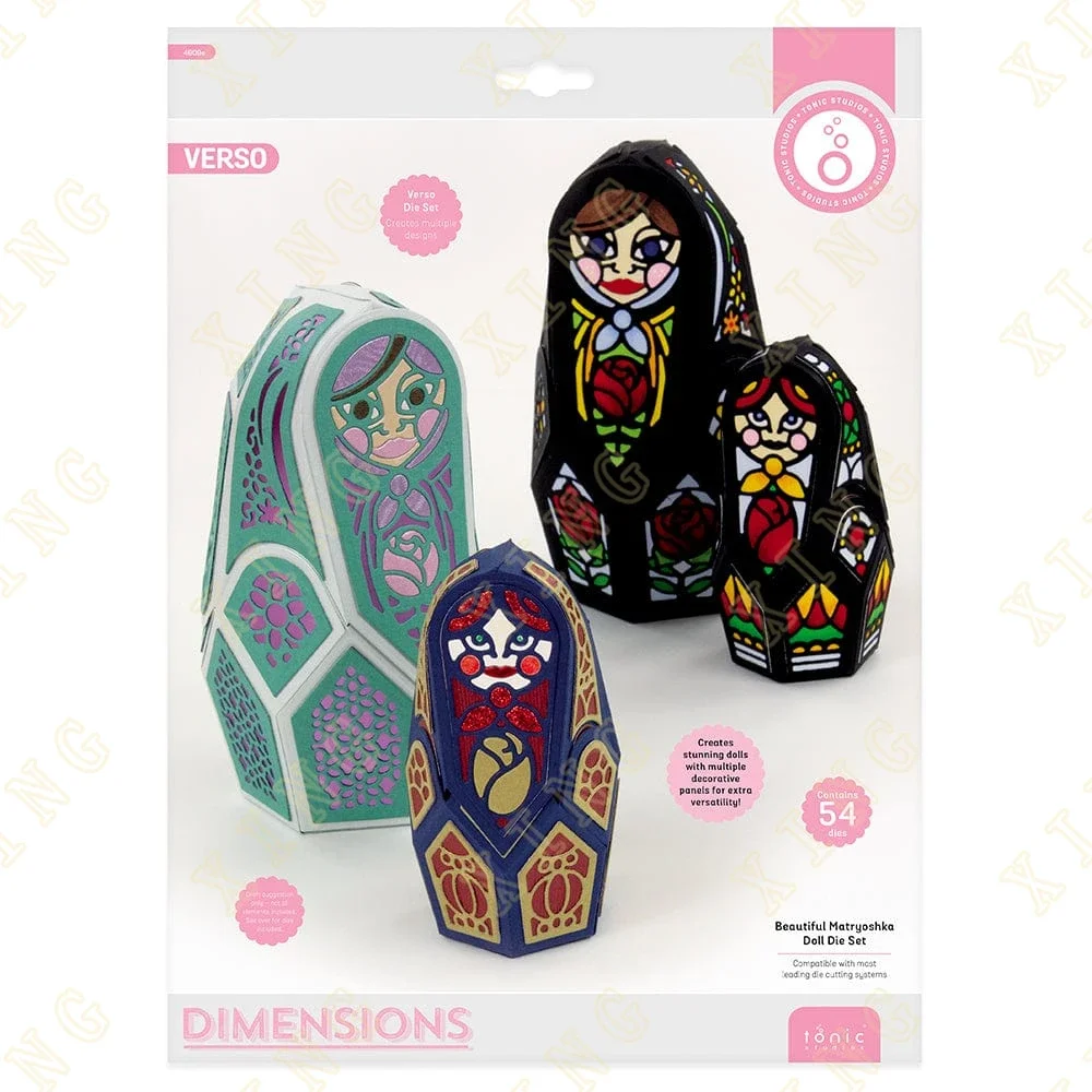

Beautiful Babushka Doll Die Set Cutting Scrapbook Diary Decoration Stencil Embossing Template DIY Greeting Card Handmade 2023