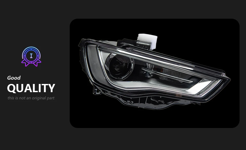 Auto Parts Headlights For Audi A3 8V 2013-2016 S3 RS3 latest Styling LED Daytime Lights Dual Projector Car Accesorios Modified