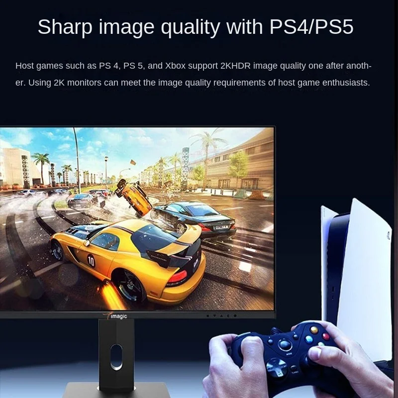 Imagic polegada 2k165hz monitor de jogo hdr300 ips tela rápida 1ms resposta  m271qg suporta tela dividida sub display - AliExpress