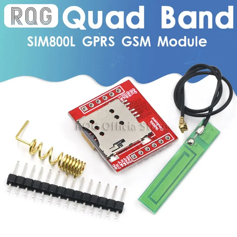 Gpr Module Small Mini Smallest SIM800L GPRS GSM Module MicroSIM Card Core Wireless Board ...