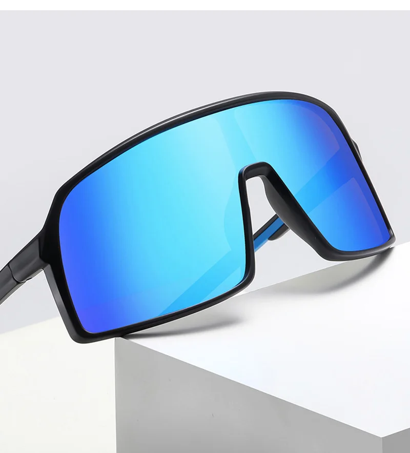Cycling Glasses Fashion Polarized Square Sunglasses Mountain Bike Road Eyewear Bicycle Riding Outdoor Sports Hiking Goggles