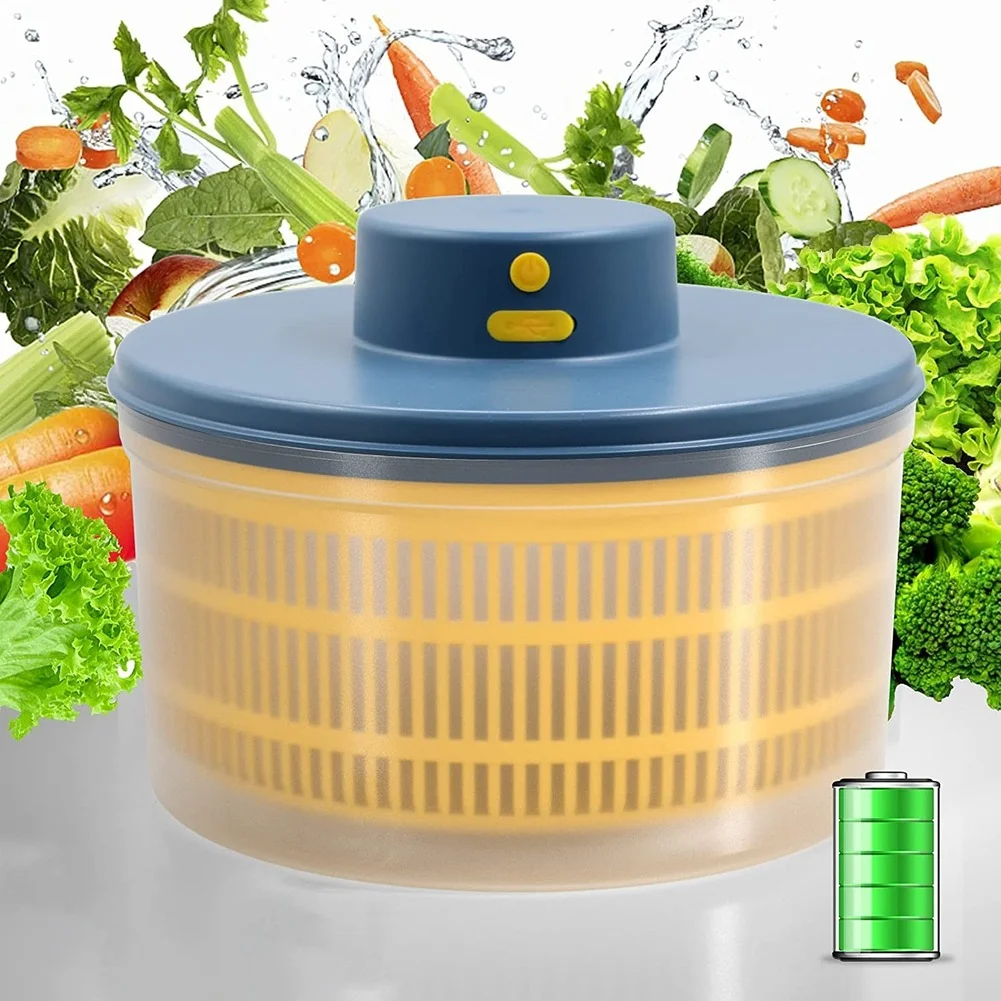 Manual Lettuce Leaf Vegetable Dehydrator Salad Spinner Strainer Drain