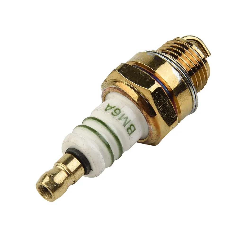 Spark plug 1X BM6A Spark Plug Glow Plug for Chainsaw Lawn Mower Strimmer Motorcycle Accessories