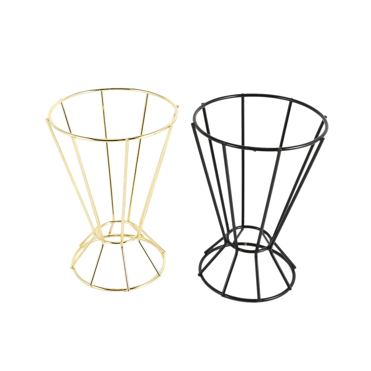 

2 Pcs Metal Iron Flower Stand Plant Home Decoration Balcony Flower Plant Stand Pergola