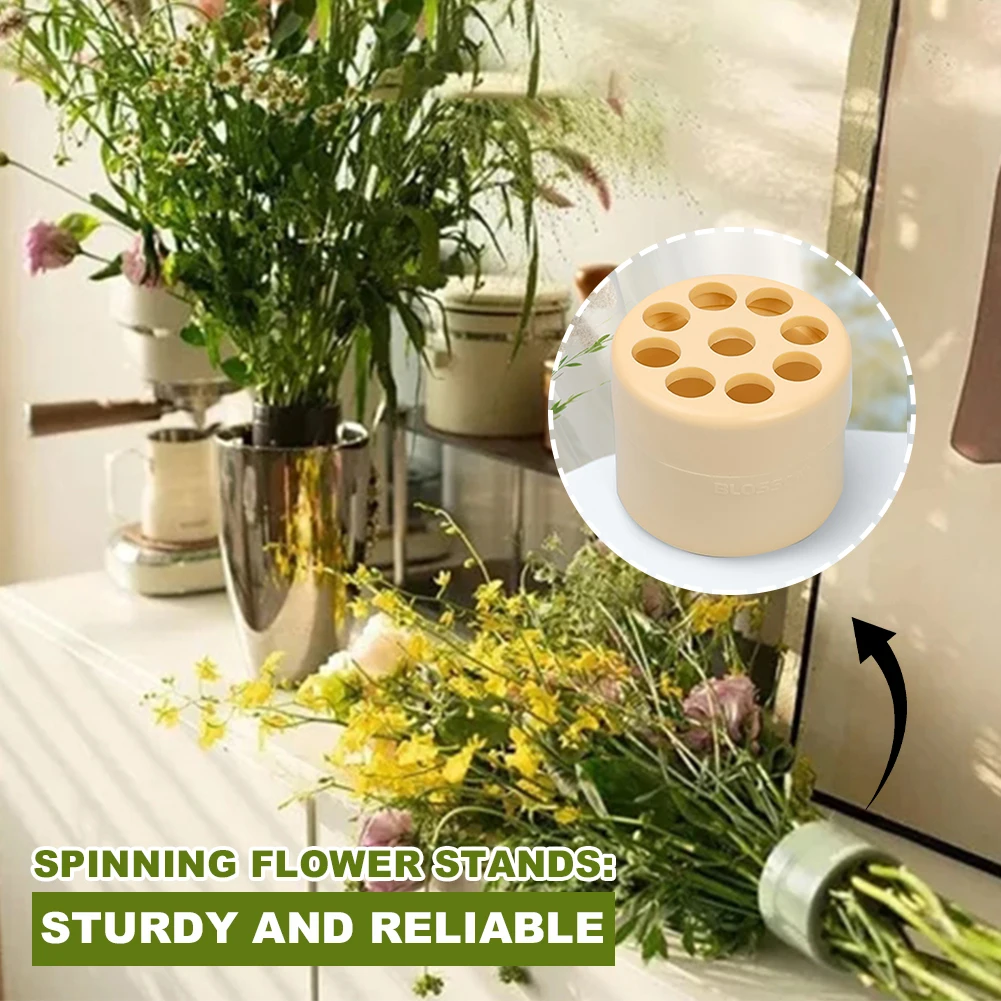 Bouquet Floral Arranger Tool DIY Bouquet Twister Reusable Spiral Ikebana Stem Holder Ring for Vase Flower Arrangement 3
