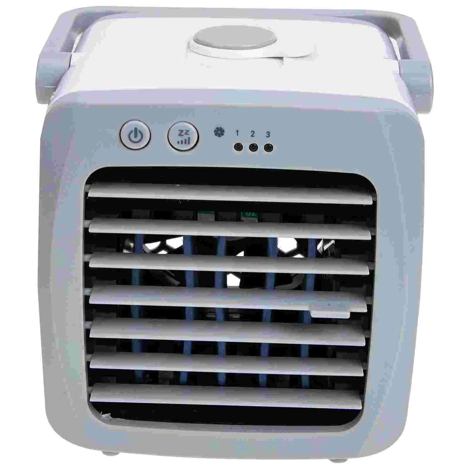 Portable Air Cooler Desktop Office Humidifier Fan Mini USB Cooling Plastic Decoration Small Conditioning Tool