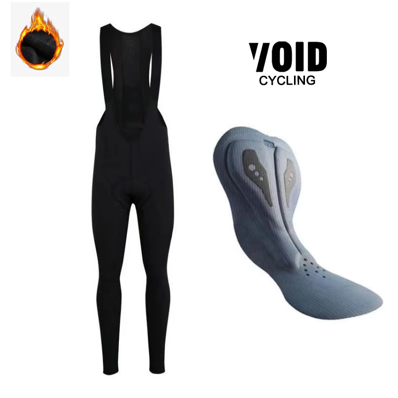 Cycling Tights VIOD CYCLING Autumn/Winter Road Cycling Strap Black Elastic Pants Double Arrows Silicone Seat Cushion 7-hour Cycling