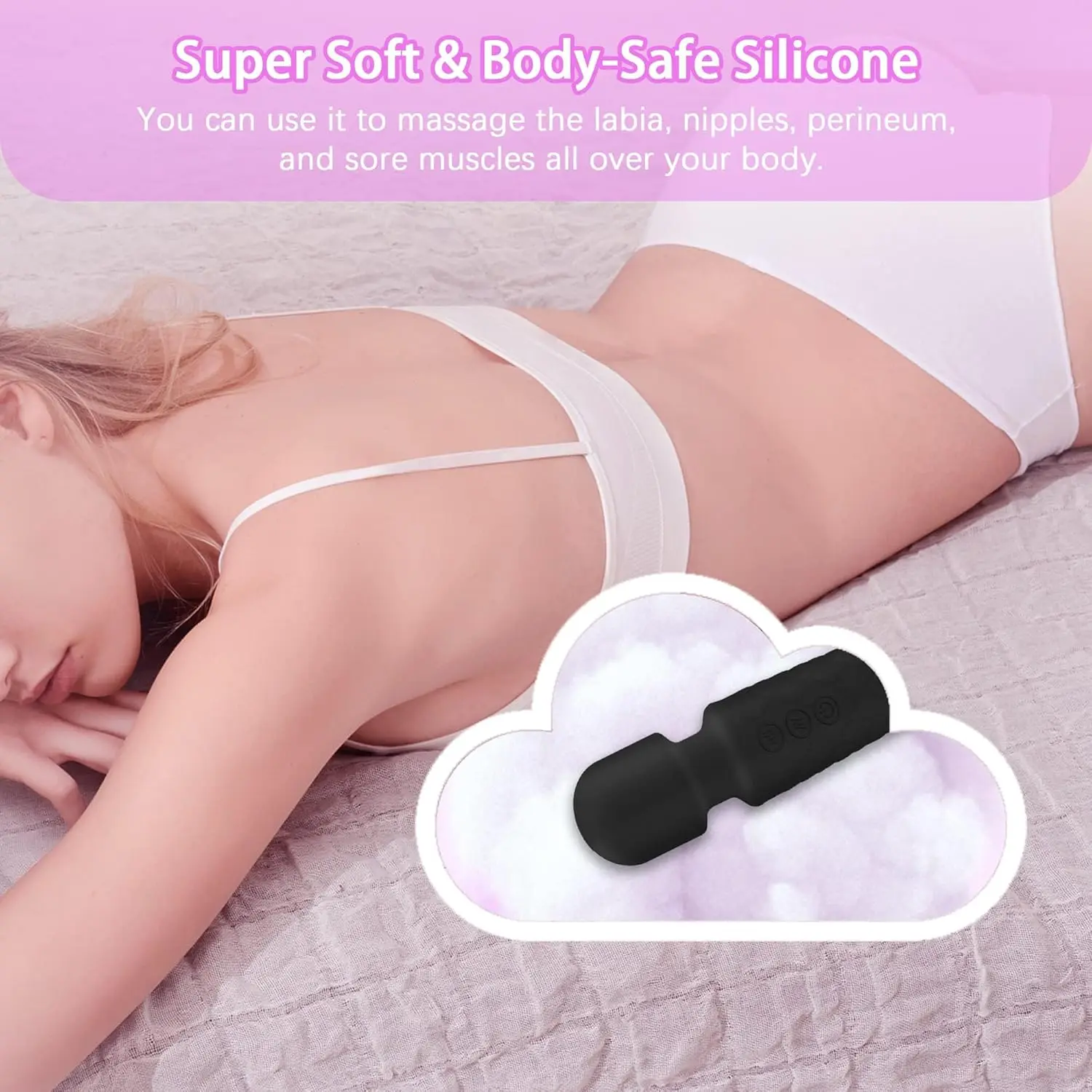 20 Speeds Powerful Handheld Wand Massager AV Vibrator for Women G spot Clitoris Stimulator Female Masturbation Adult Sex Toys - Image 3