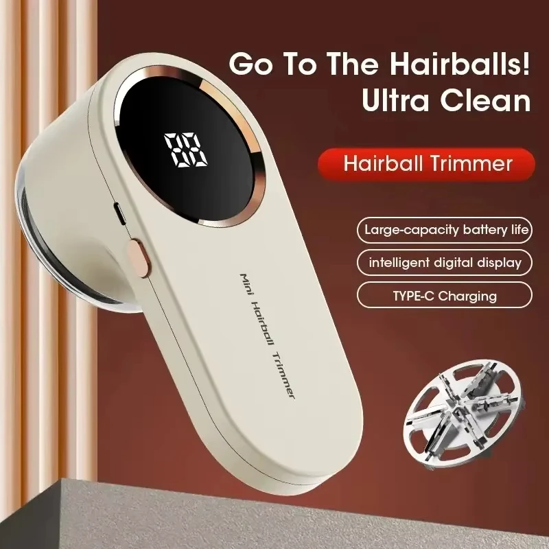 New Lint Remover USB Charging Electric Pellet Machine Hair Ball Lint Trimmer Portable Electric Clothes Lint Machine High-speed