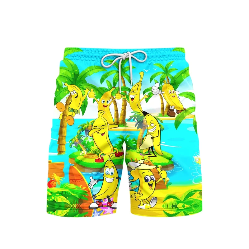 

Popular Pineapple Graphic Beach Shorts Pants 3D Printed Hip Hop Y2k Board Shorts Summer Hawaii Swimsuit Cool Surf Swim Trunks