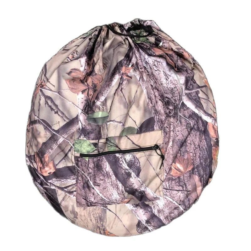 High-grade 2Persons Pop Up Outdoor Photography Tent Watching Bird Portable Privacy Camouflage Black Glue Coated Fishing Movable