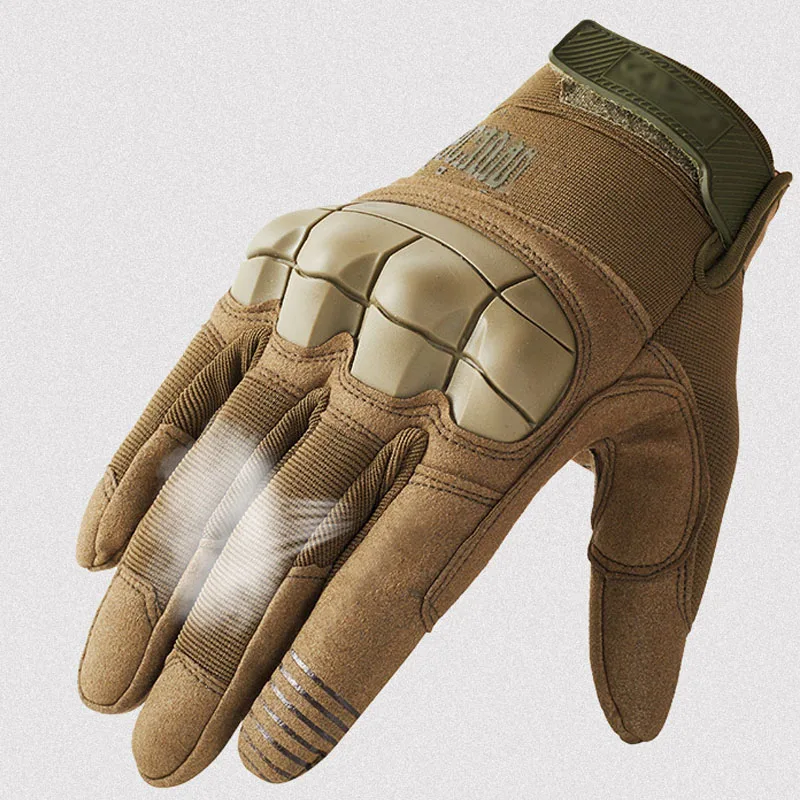Men Riding Gloves Cycling Bike Full Finger Motos Racing Gloves Antiskid Screen Touch Outdoor Sports Tactical Protect Gear