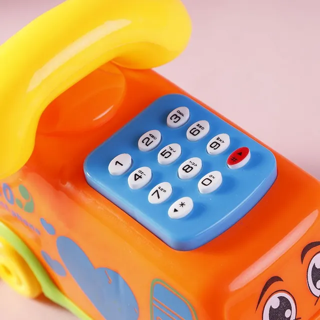 1pcs Baby Toys Music Cartoon Bus Phone Educational Developmental Kids Toy Gift Children Early Learning Exercise Baby Kids Game 4