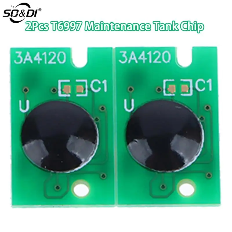 

2Pcs T6997 Maintenance Tank Chip Compatible With SureColor P7000 P8000 P9000 P7580 P5980 Waste Tank Chip