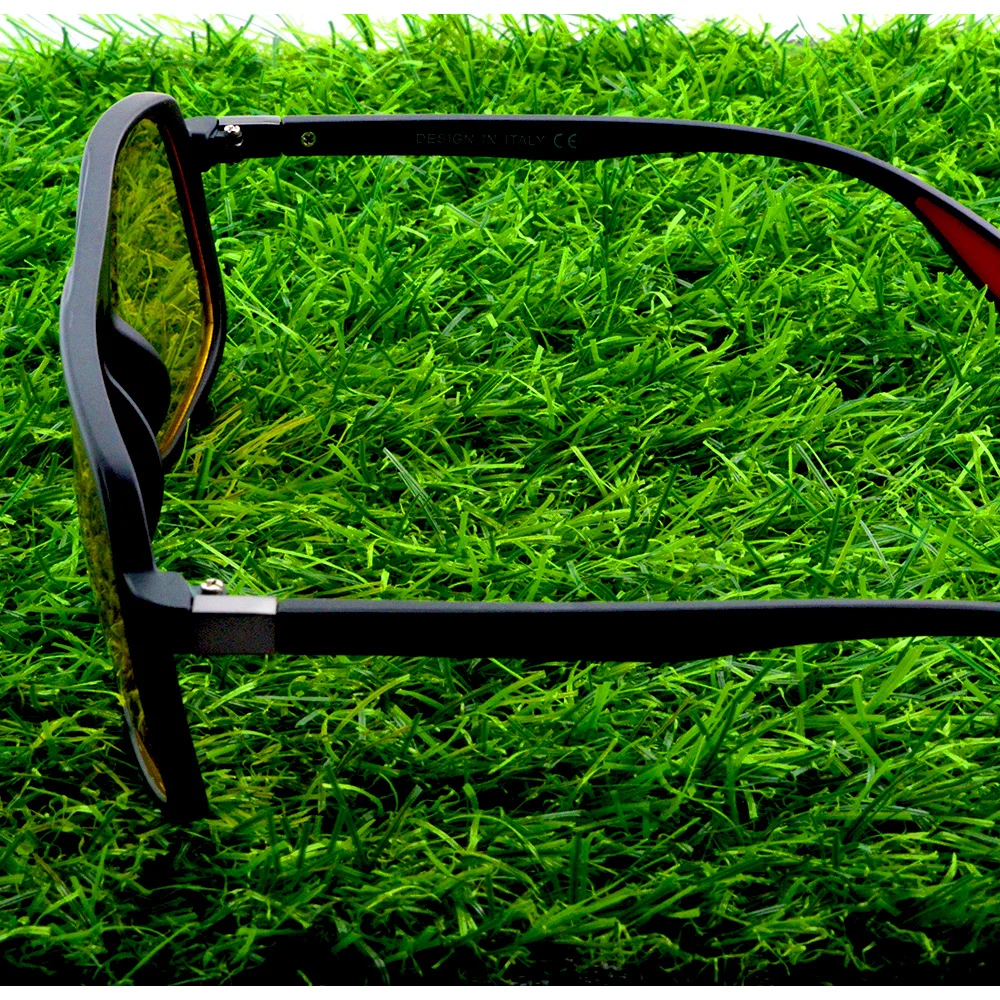 TR90 Oversized Cool Men Night Vision Al-mg Alloy Polarized Sunglasses Uv400 Uv Mens Sports Sun Glasses Outdoor Driving Fish