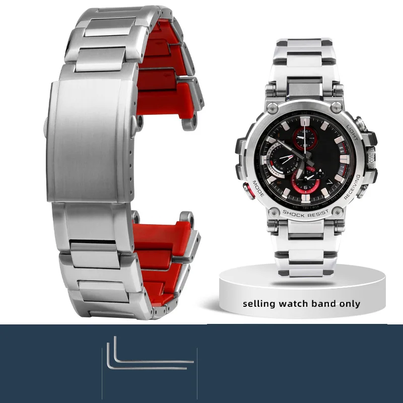 MTG B2000 Metal strap For Casio MTG-B2000 watch band G-SHOCK B2000
