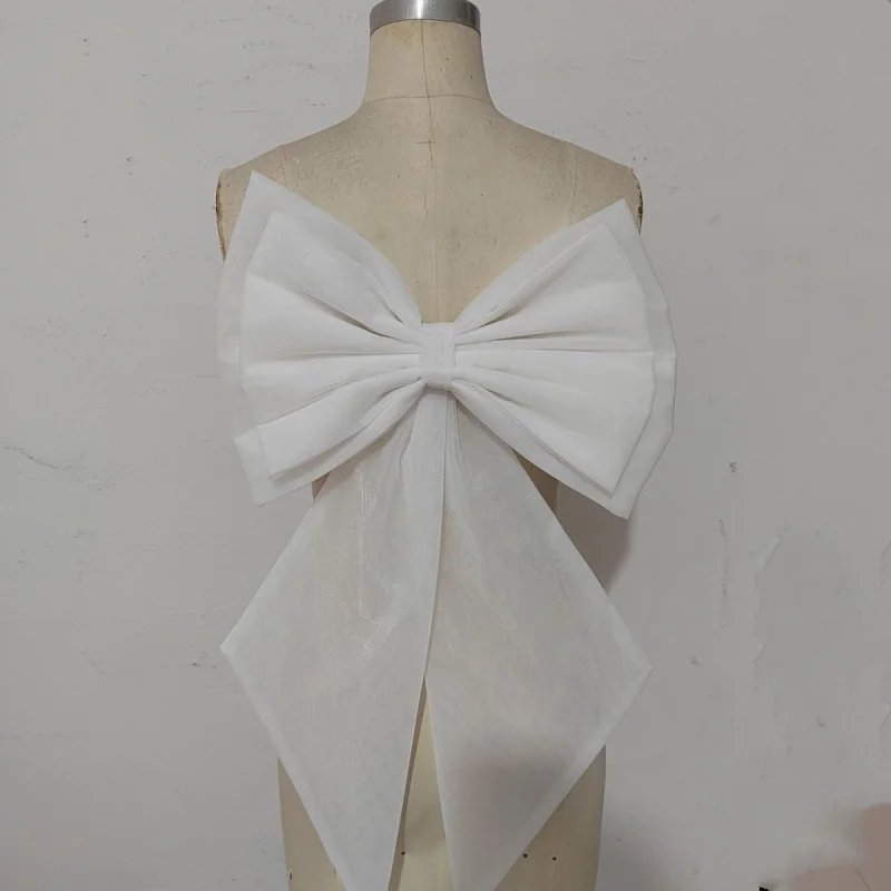 Bride Bow Accessories Detachable Back Decoration Women's Wedding Dress Party Dress Accessories