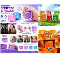 Schylling Needoh! Joli cube, jouets sensoriels, blocs anti-stress, puzzle anti-stress, soulagement de la pression, souvenir pour enfants@@ 3