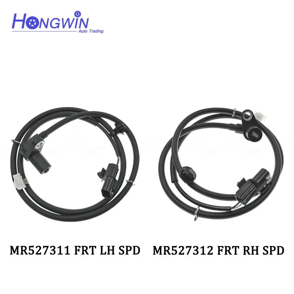 NEW Front Left Right ABS Wheel Speed Sensor For Mitsubishi Lancer 2.0L 2.4L 2002-2007 OEM# MR527311 MR527312