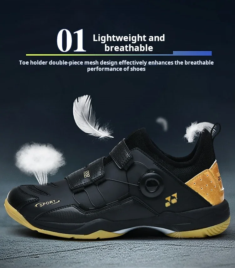 Description Picture 5 of itemBadminton Shoes Court Tennis Sneakers for Training Volleyball Indoor Outdoor Professional Men Women Breathable Sport Big Size