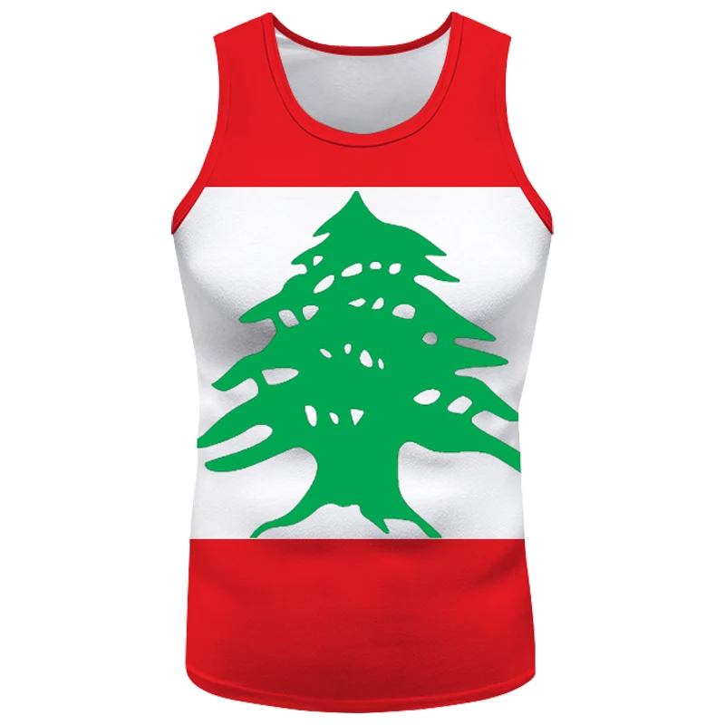 

Ливанский жилет с бесплатным именем на заказ, майка Lbn, государственный флаг, фунты, ламбрекета, фотография страны Ливана, футболка без рукавов