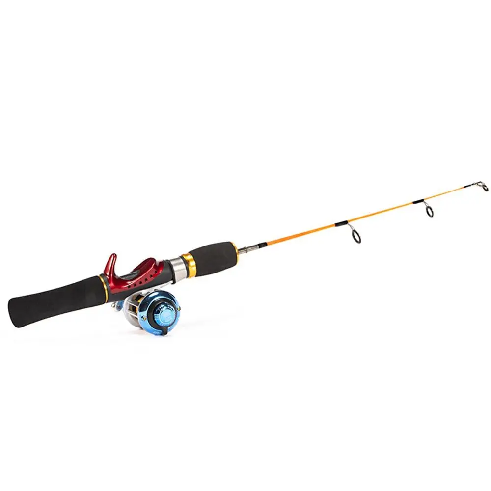 High Quality gun handle Fishing Rod & Reel Winter Fishing Rods Ice Fishing  Rods or Fishing Reels To Choose Rod Combo Pen Pole