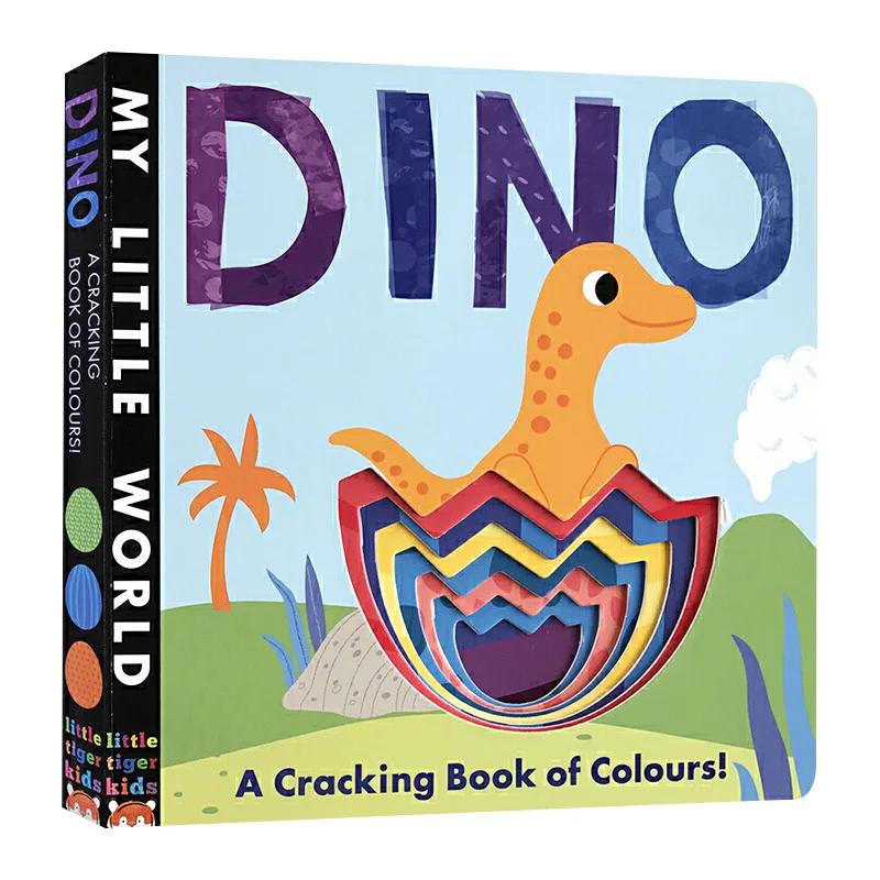 

Dino My Little World, детские книги для детей в возрасте от 1 до 3 лет, книга с картинками на английском языке 9781848695818