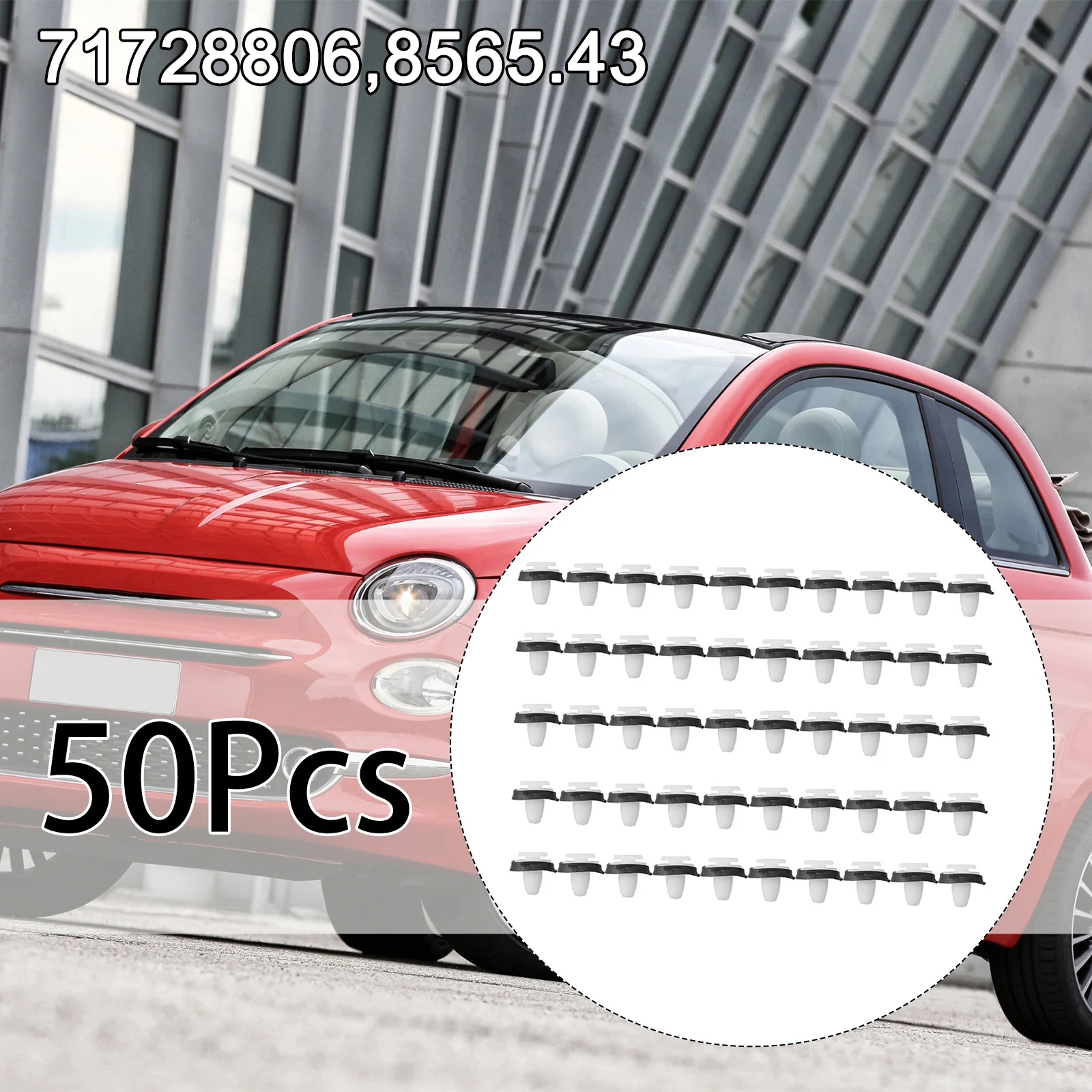 

Exterior Door Trim Clips Auto Parts Car Accessories Durable Plastic Practical Replacement Sturdy Easily Install