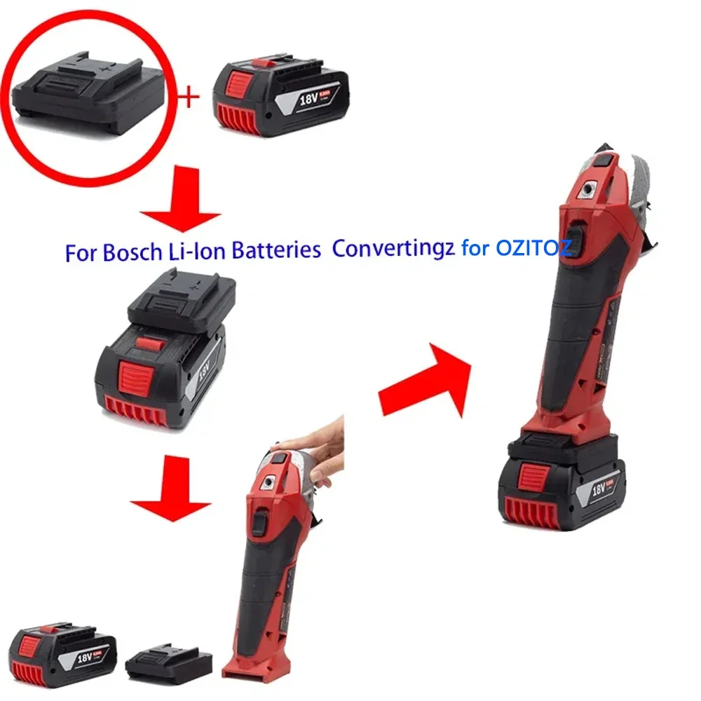 Battery Converter for Einhell/X-Change/Ozito 18V Battery to Lidl Parkside  X20V Li-Ion Battery Adapter Power Tool Accessory