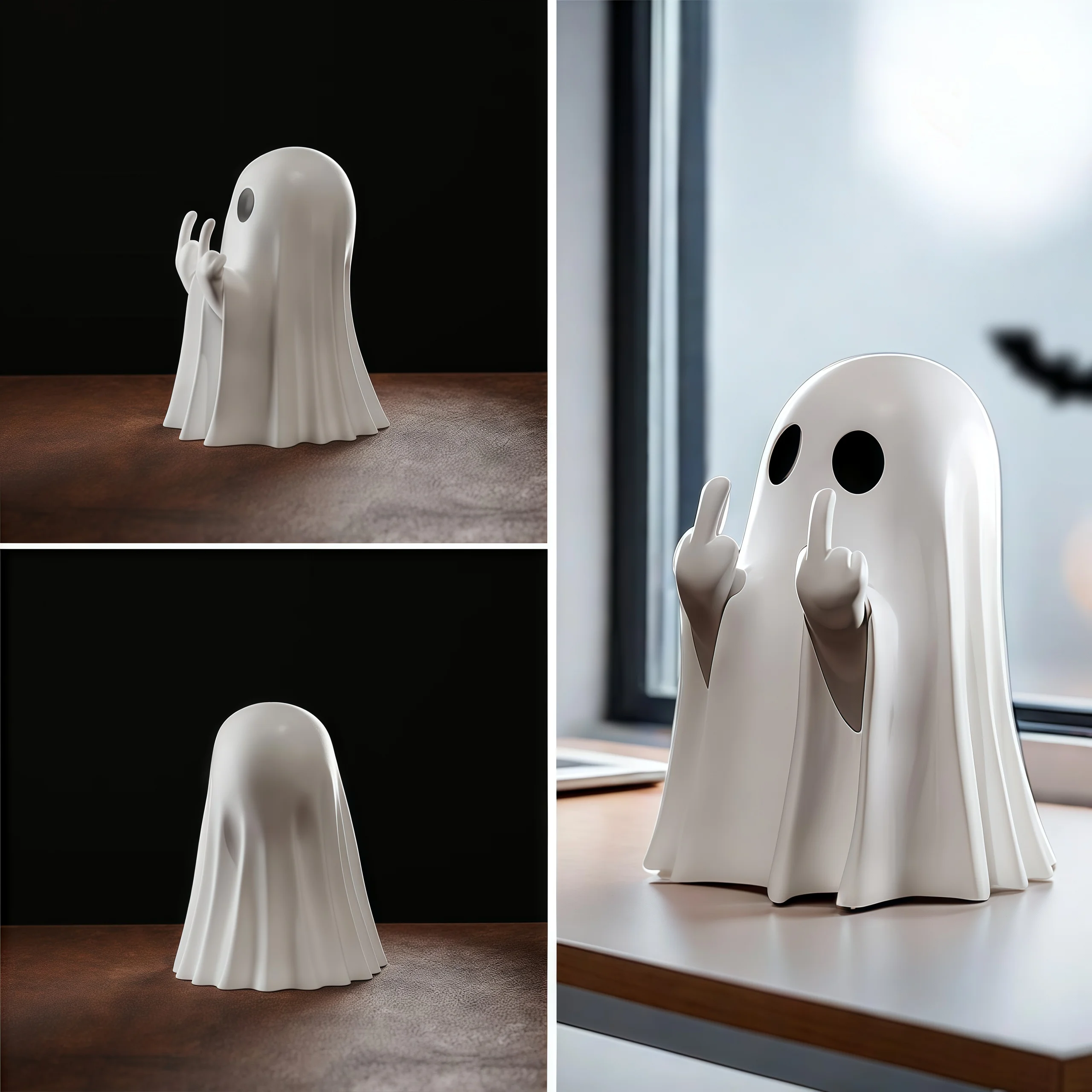 Cute Ghost Figurine Statue 6