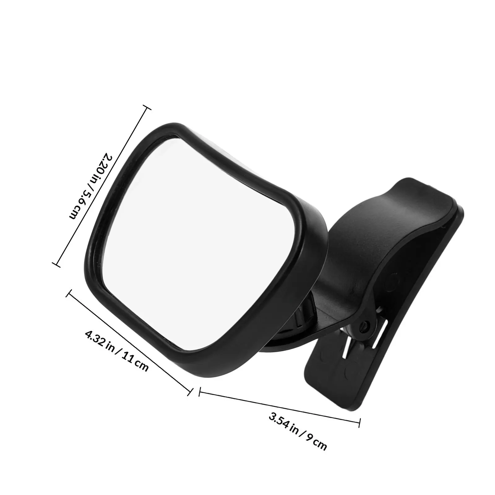 조절 가능한 안전 뒷좌석 관찰 거울, 뒷면을 향한  모니터링용 미러 클립