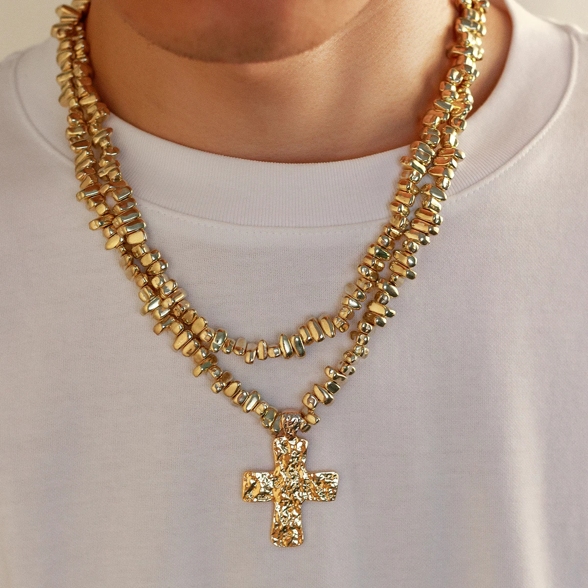 Ingemark-2Pcs-Set-Creative-Irregular-CCB-Beads-Chain-for-Men-Trendy ...