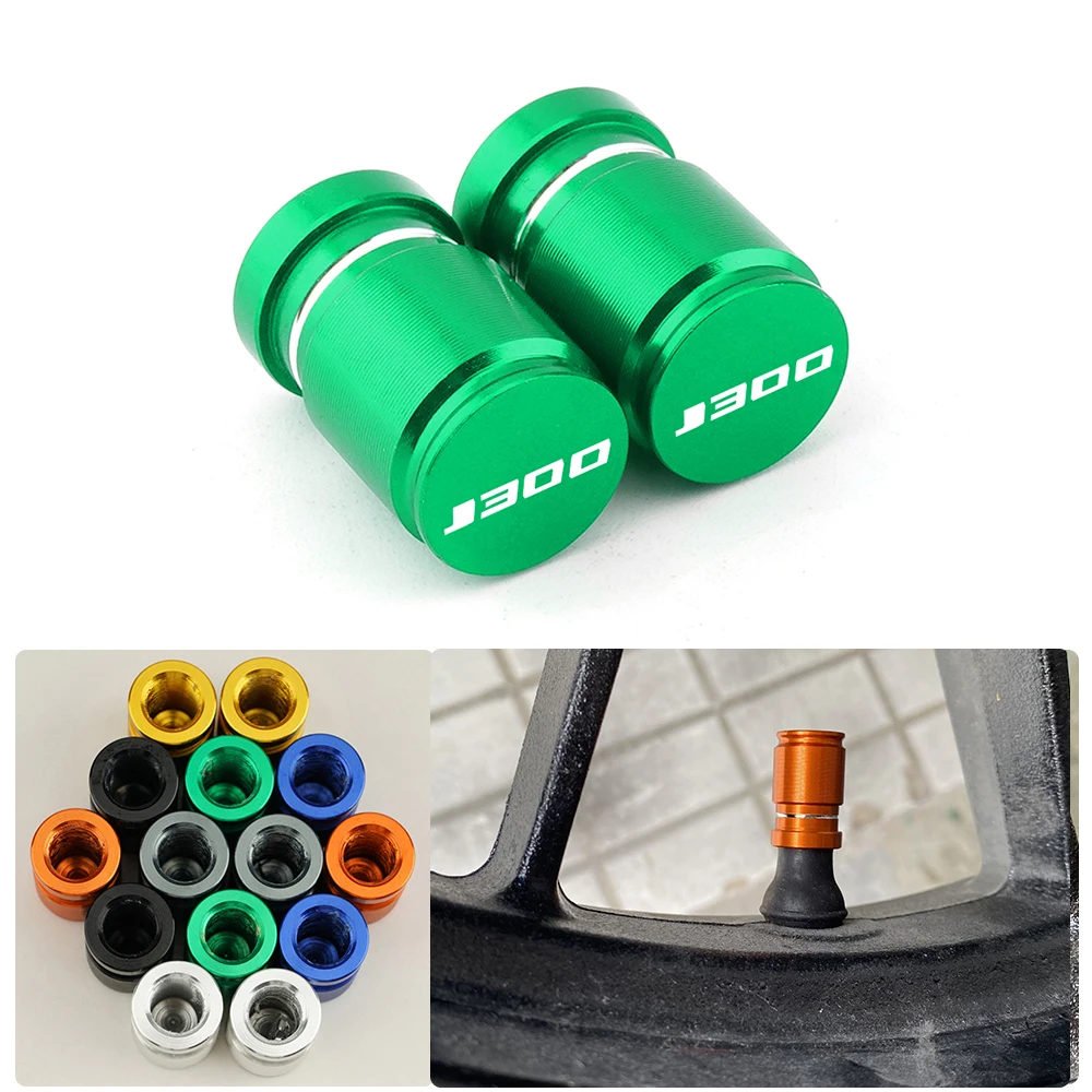 

Для Kawasaki J300 J 300 2014-2020 2021 2022 аксессуары для мотоциклов с ЧПУ колпачки клапанов колесных шин заглушки