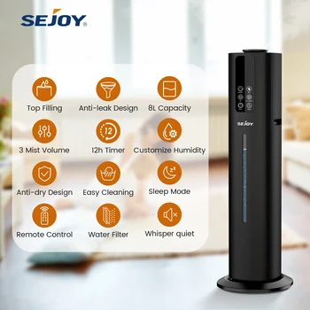 Sejoy Electric Air Humidifier 8L 1