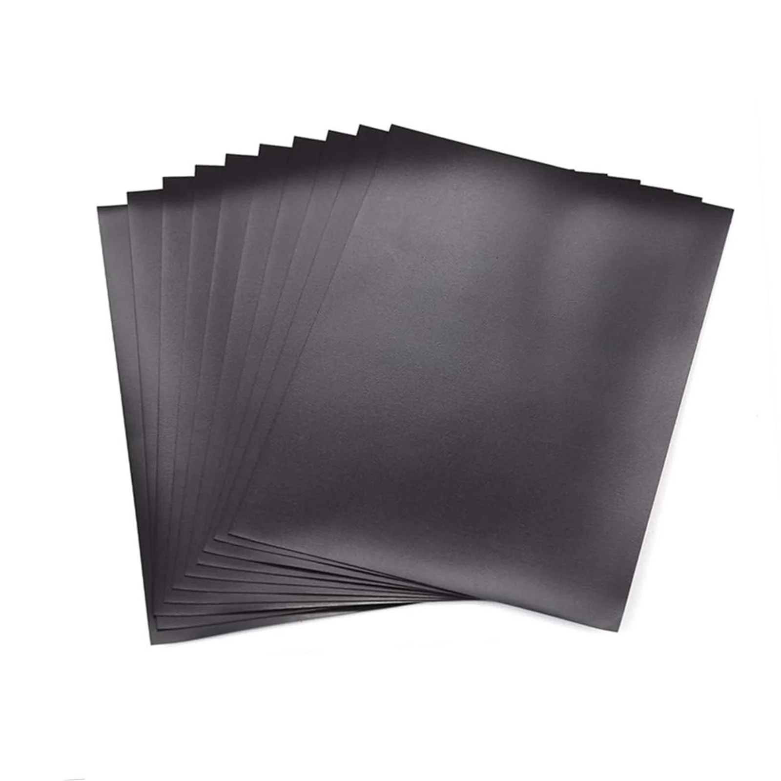 Feuilles magnétiques fines simple face, format 5x7 pouces/A4, pour poches de rangement et aimant, stockage de timbres transparents, 10 pièces