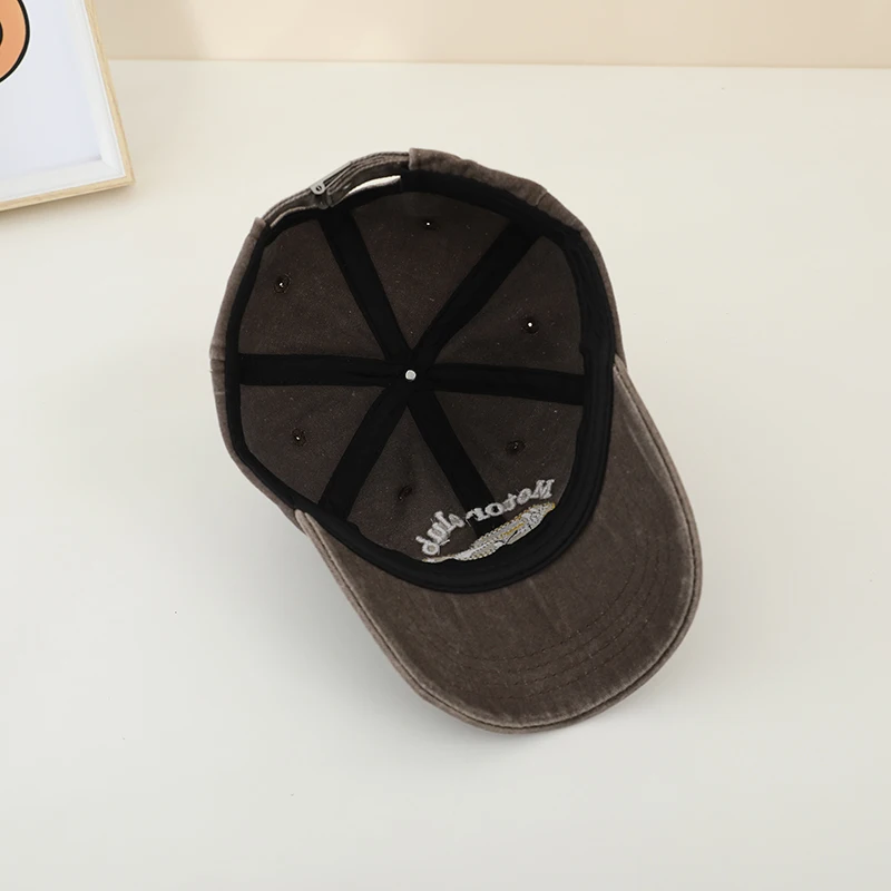 Sports Hats School Baby Boy Baseball 2025 Summer Embroidered Motor Club Children Outdoor Kids Caps for 2-8Years Adjustable