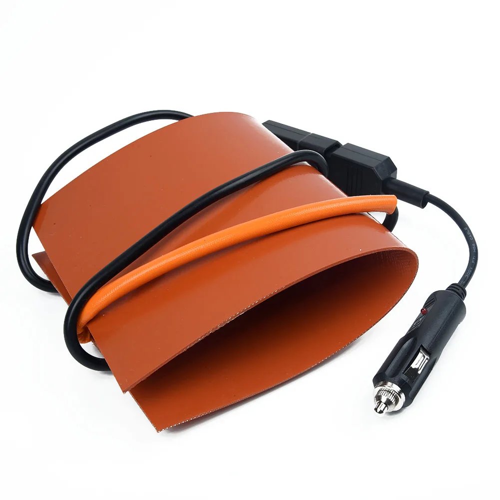 Flexible Silicone heating Pad Food Heater Hot Pizza 100W 65 degrees Delivery Bag Mat Orange Temperature Useful