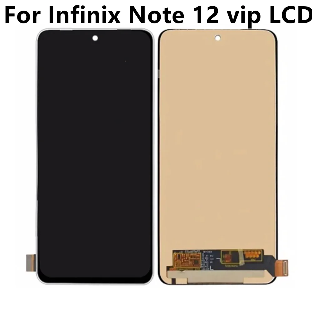 

100% Tested AMOLED / TFT Black 6.7 Inch For Infinix Note 12 VIP X672 LCD Display Screen Touch Digitizer Assembly