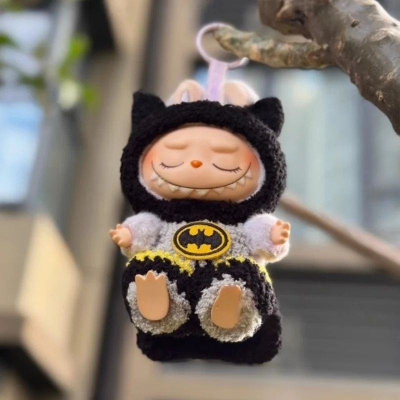 Labubu Clothes Sitting Party Doll Batman Spiderman Changeable Clothing Labubu Accessories Toys For Korea Kpop Exo Idol Doll 2