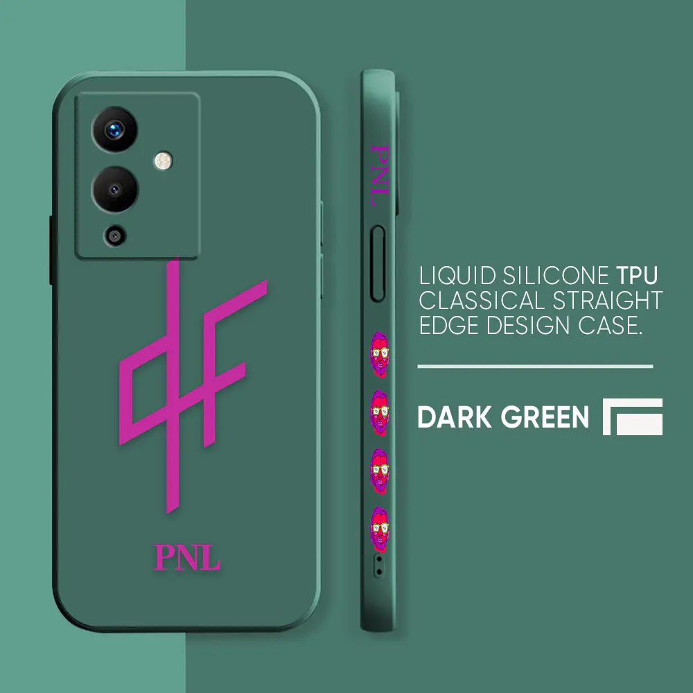 thumbnail image 1 of Funda de teléfono para Infinix SPARK NOTA 11 12 G96 8 SMART 5 6 7 POVA 3 4 PRO Funda Cqoue Shell Capa rapero cantante PNL QLF Yinuoda, 1 of 5
