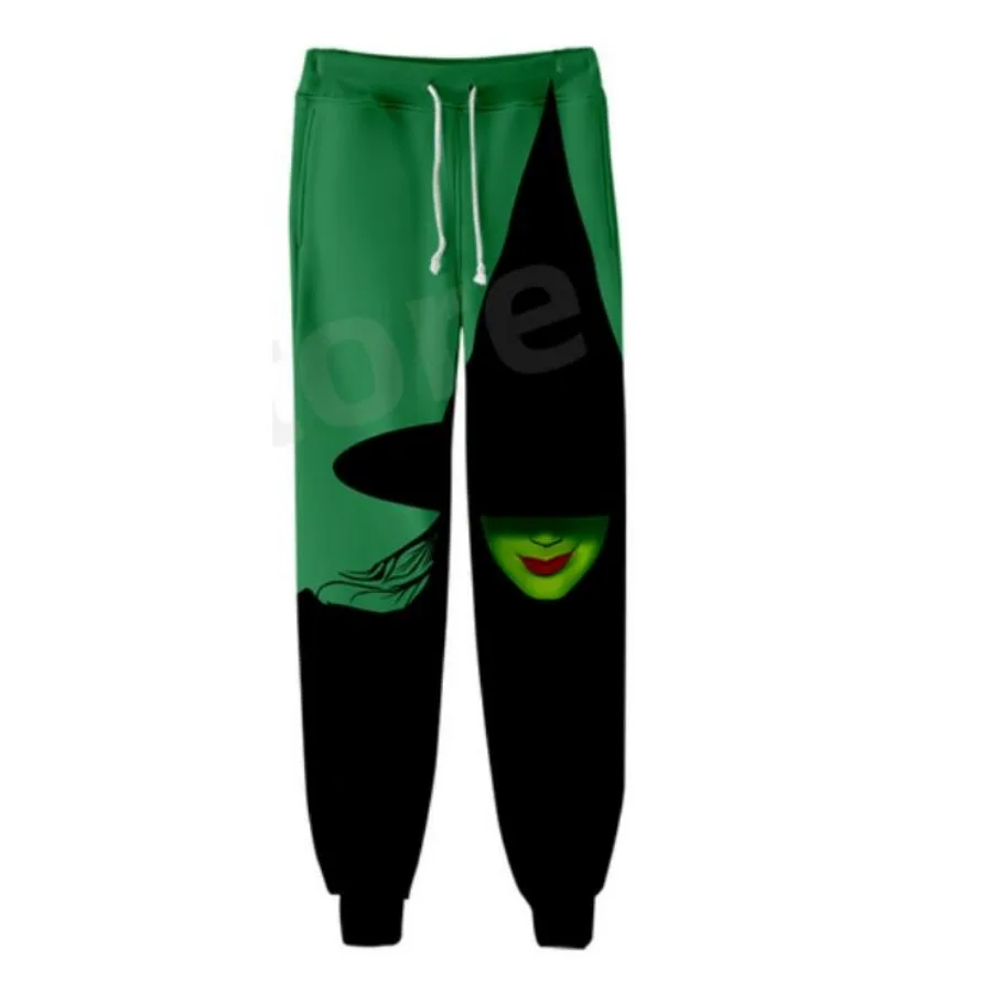 WICKED The Musical Elphaba Sweat Pants 3D Joggers Pants Casual Trousers Men/Women Hip Hop Sweatpants Pantalon Homme Streetwear 4