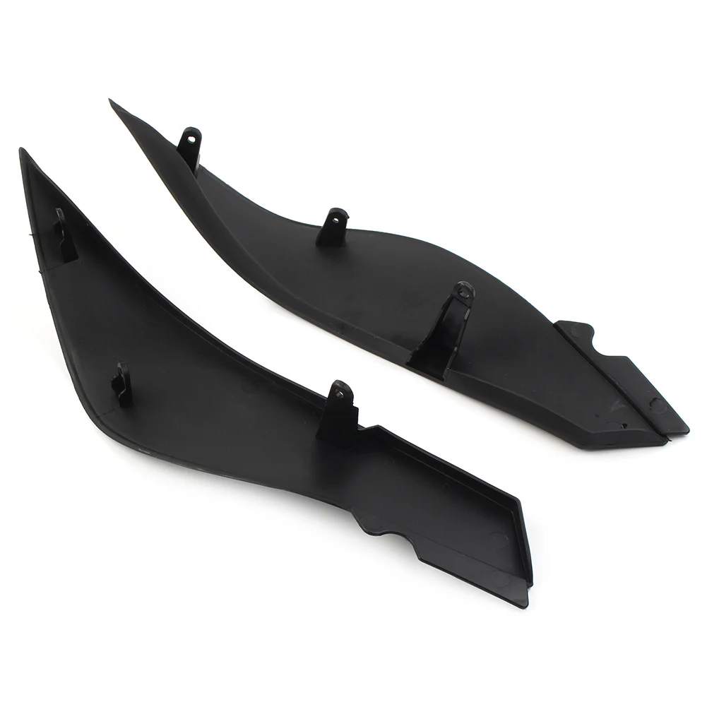 1 Pair Motorcycle Gas Fuel Tank Trim Fairing Cover for Kawasaki 2007 2008 ZX6R ZX6 ZX636 Black ABS Plastic