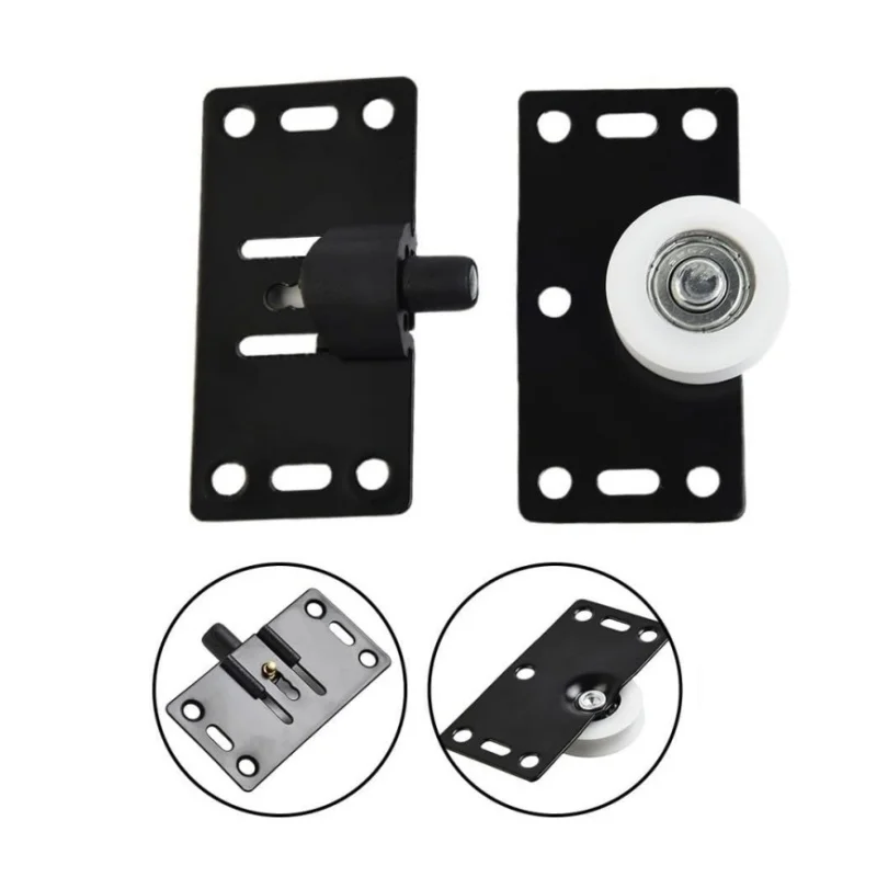 Sliding Closet Door Roller Wardrobe Pulley Cupboard Casters Sliding Door Wheel Thicken Furniture Runners Roller Hardware 2 Sets