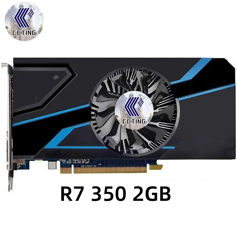 CCTING R7 350 2GB �׷��� ī�� GPU, AMD Radeon R7 350 ���� ī�� ��ǻ�� ���� HDMI VGA �߰�