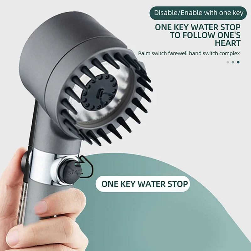 Youpin Xiaomi Shower Head Pressurized High Pressure Head 3 Modes Adjustable Massage Portable Filter Big Water Flow Bathroom Tool 6