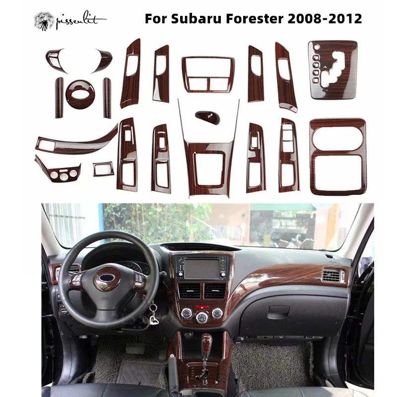 Manija de puerta de Control Central para Subaru Forester 2008 2009 2010 2011 2012, accesorios de coche para taza de agua con de cabeza de cambio de marchas|Molduras interiores| - AliExpress