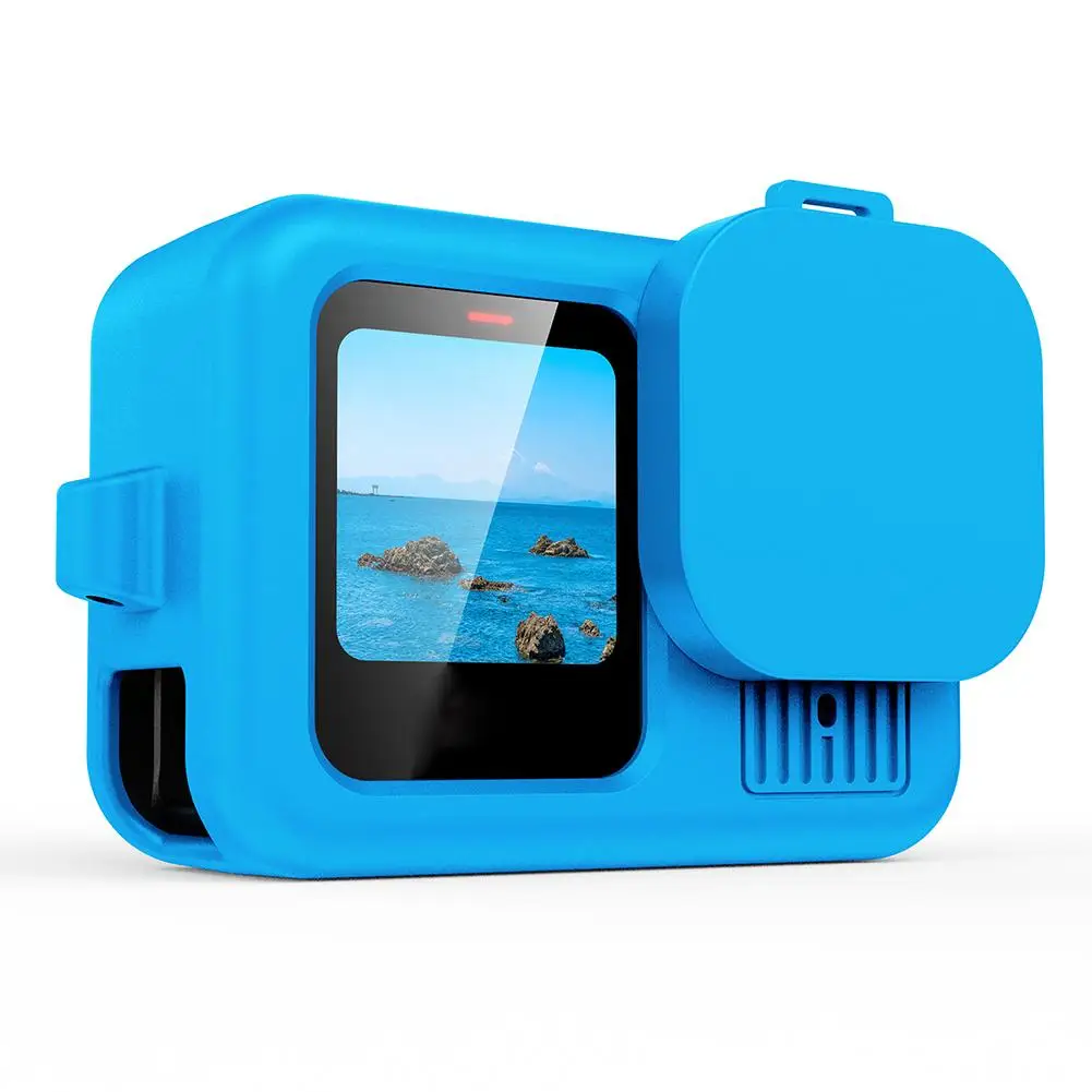 Action Camera Accessory FOR GoPro13 Silicone Protective Jacket Integrated Lens Fully Enveloped Protective Cover Sports Camera Accessories Set